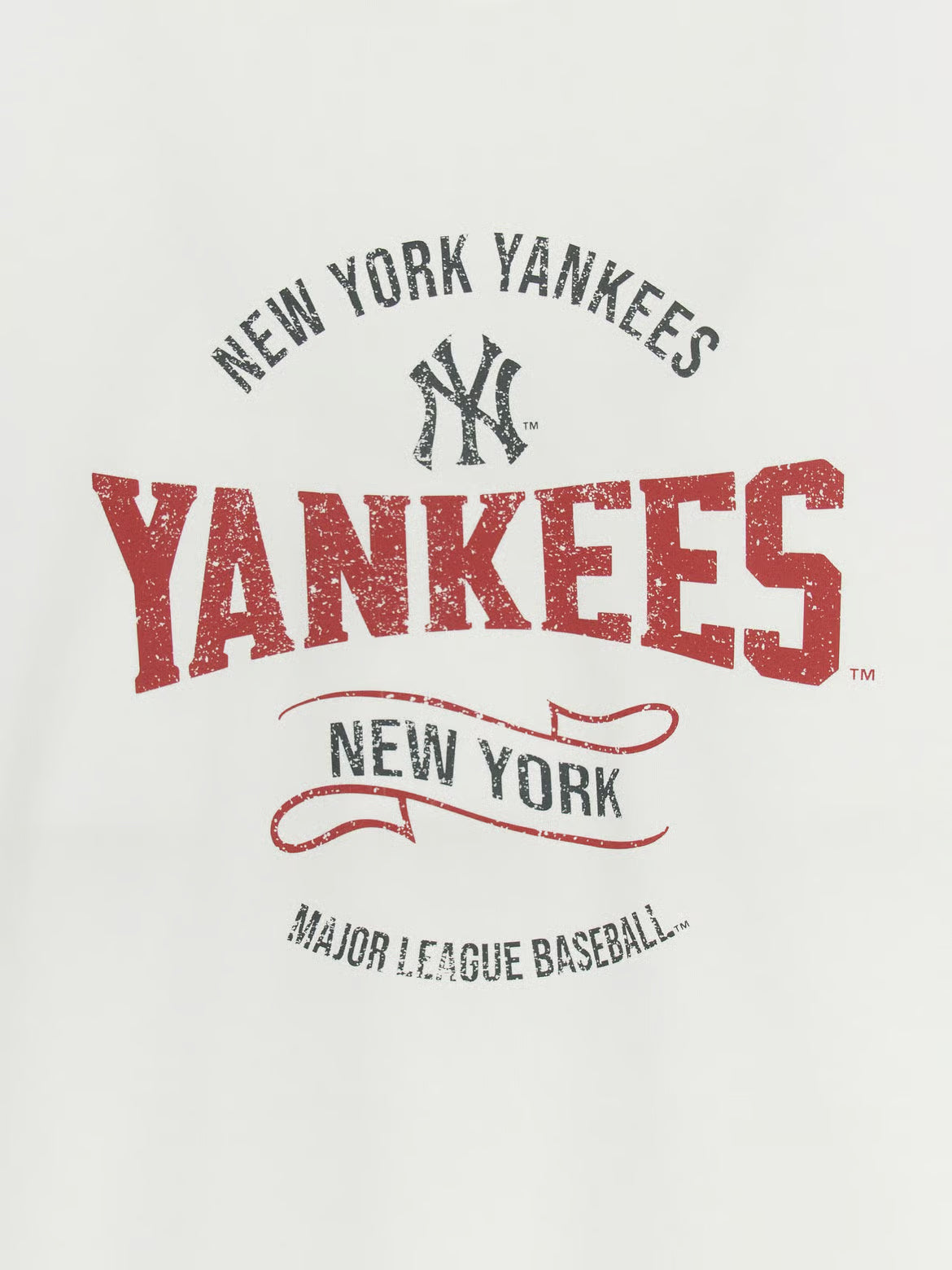MLB 男女款 短袖T恤 紐約洋基隊復古色圖