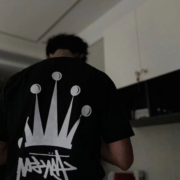 STUSSY 24SS REGAL CROWN TEE PIGMENT DYED 經典皇冠印花 短袖 短T