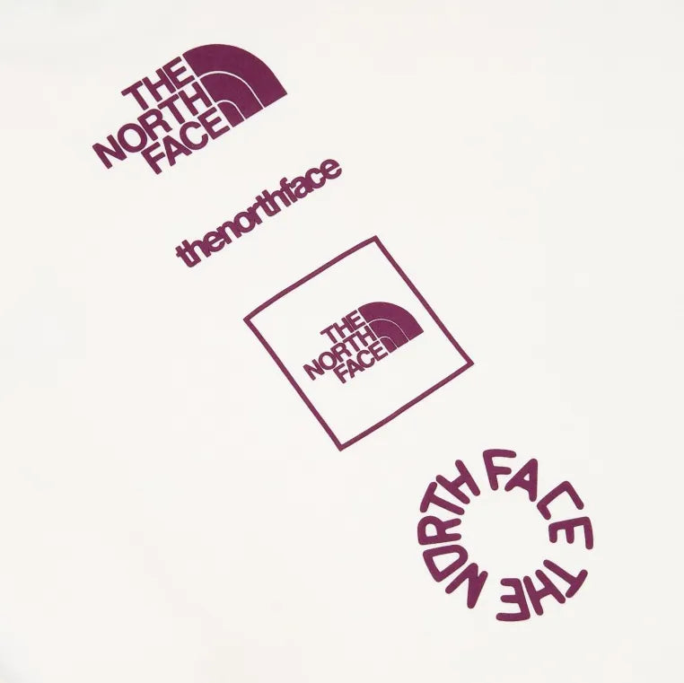 T️he North Face 北臉 男女款 印花長袖大學T