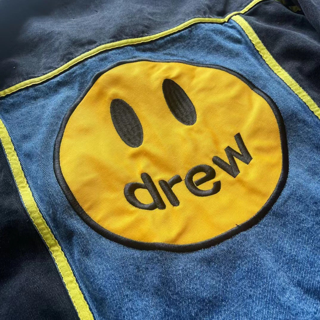 Drew House 超大吉祥物卡車司機夾克 復古色塊