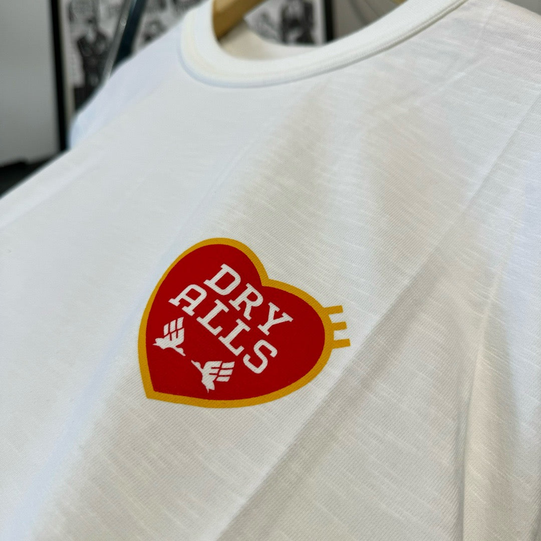 24SS新款HUMAN MADE 經典愛心logo短袖 短T