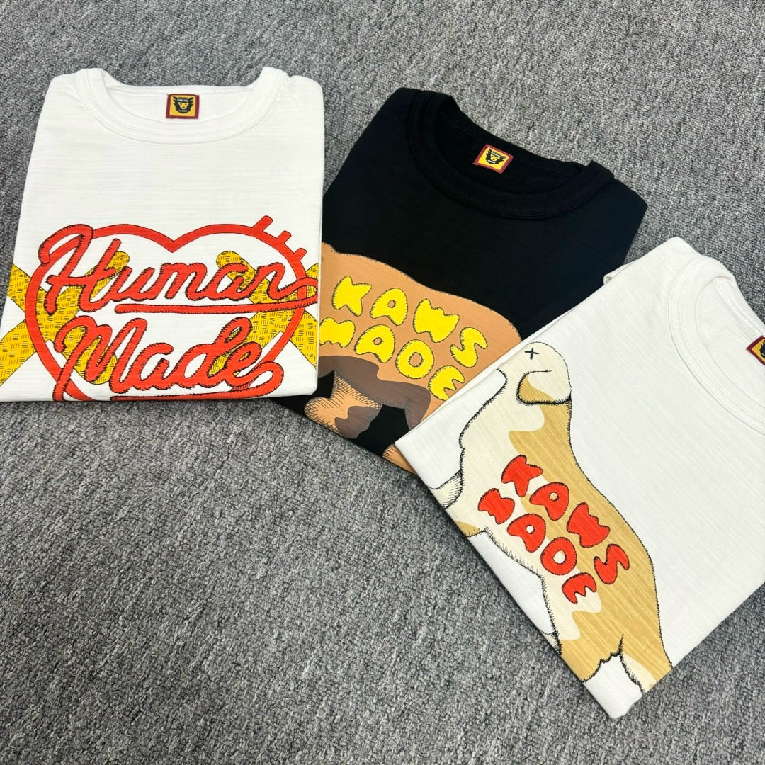 Human Made x KAWS聯名愛心棕熊小狗 短袖 短T