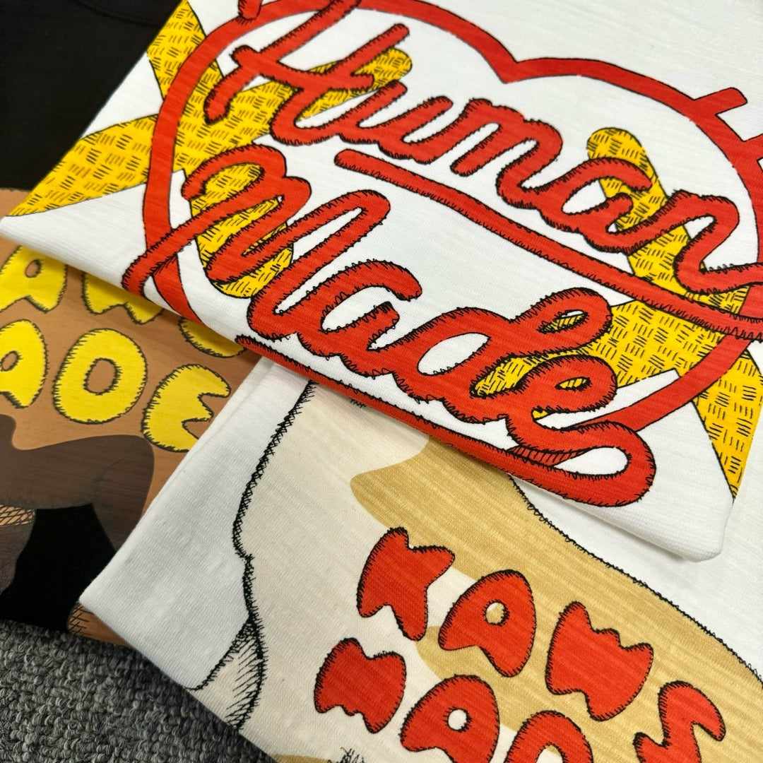 Human Made x KAWS聯名愛心棕熊小狗 短袖 短T
