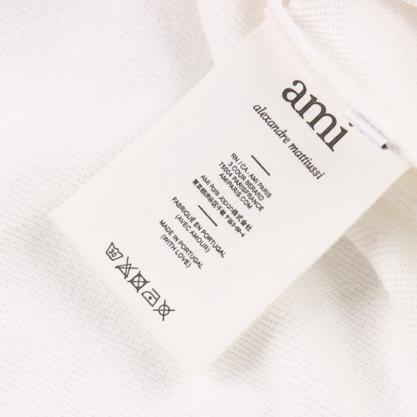 Ami Paris 小字母 大學T