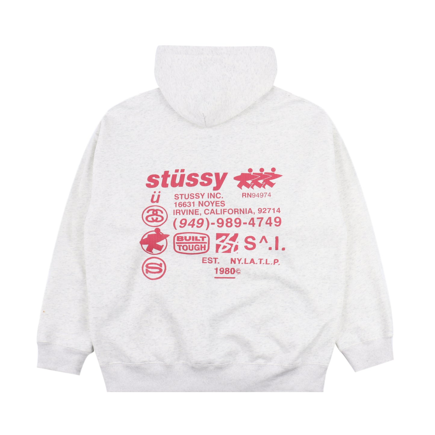 Stussy 聯名元素Logo印花 連帽外套