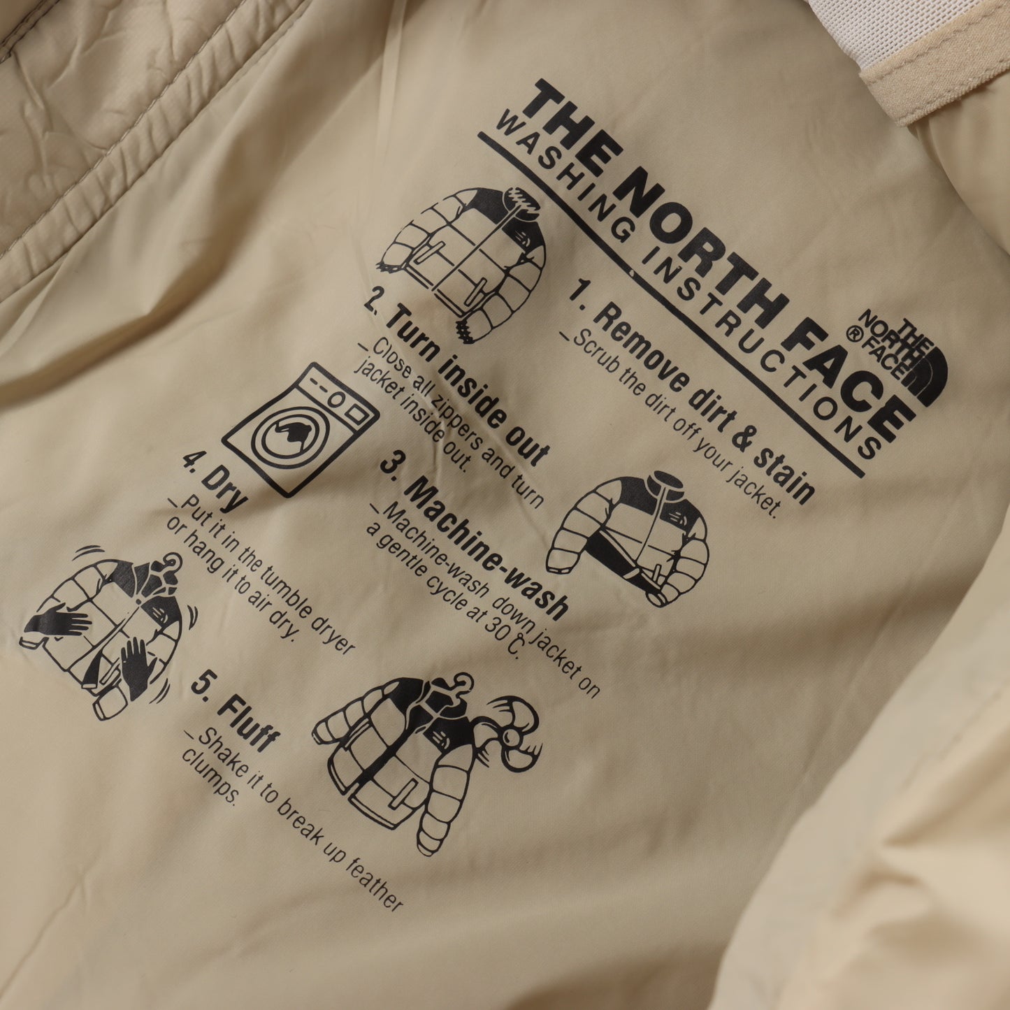 【預購5-7天發貨】THE NORTH FACE 連帽羽絨外套 米色