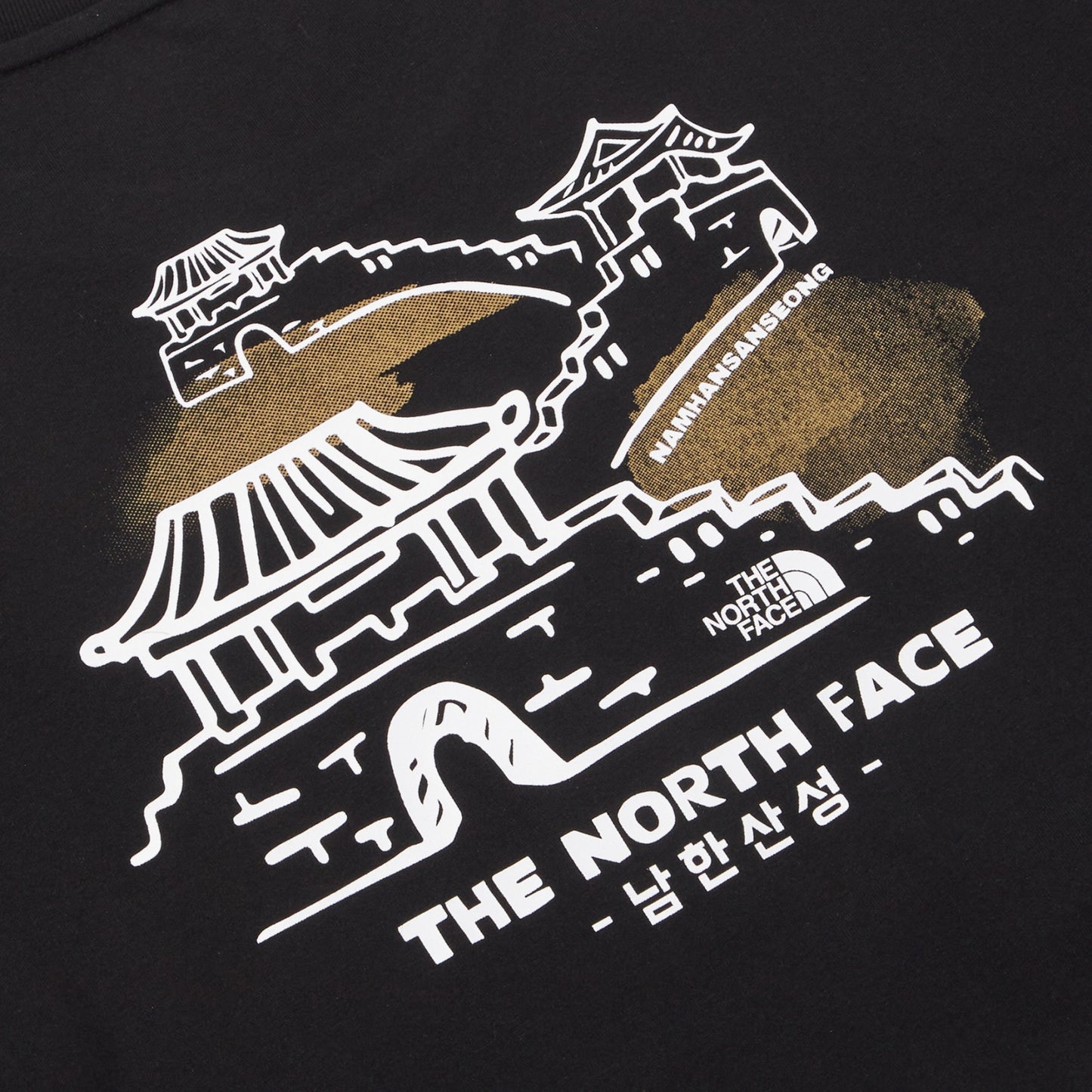 T️he North Face北臉男女款 南漢山城版 短袖T恤