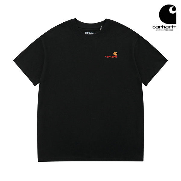 CARHARTT WIP 卡哈特 常青款 經典Logo 男女生 短袖T恤 黑色