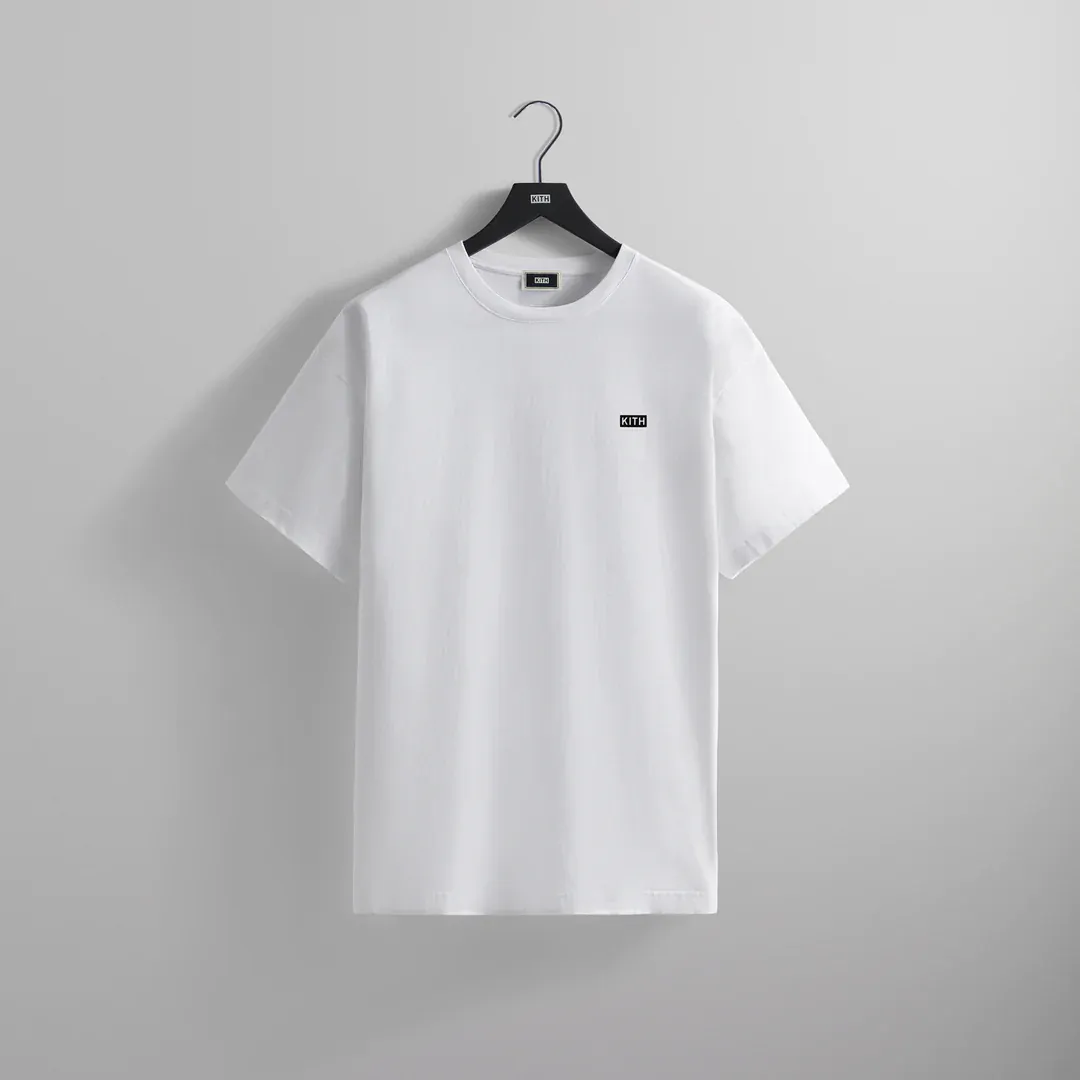 Kith LAX 小LOGO 短Tee 白色