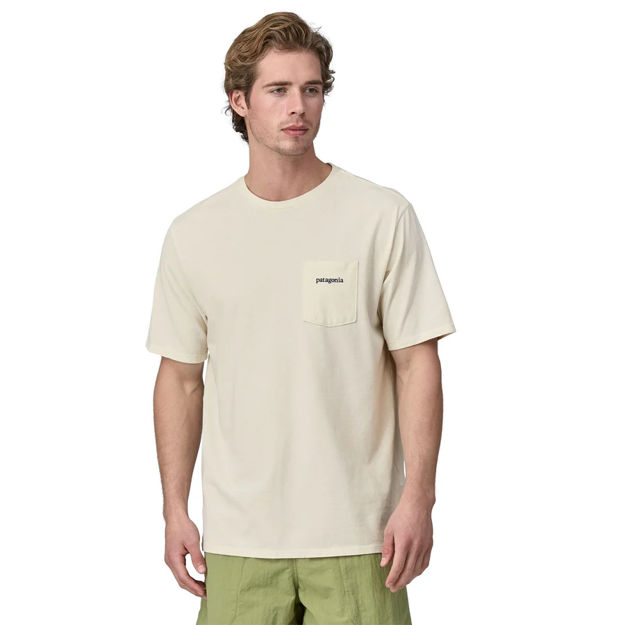 Patagonia 線條LOGO 口袋Tee