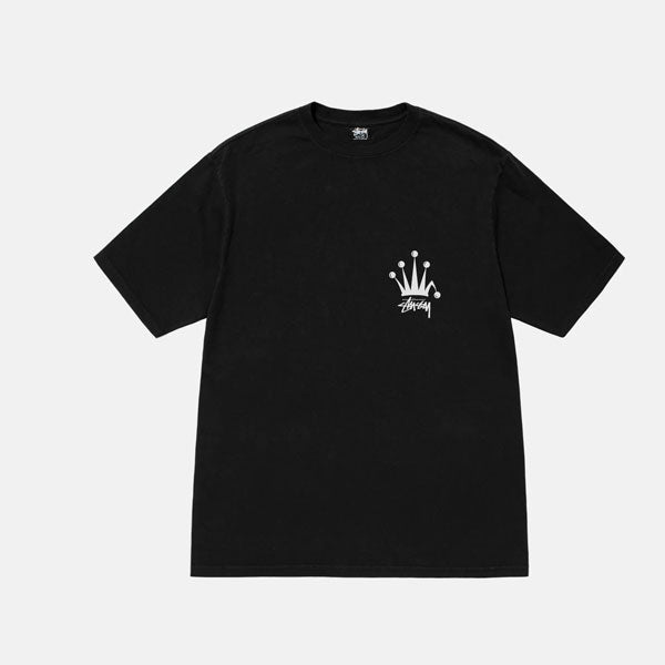 STUSSY 24SS REGAL CROWN TEE PIGMENT DYED 經典皇冠印花 短袖 短T