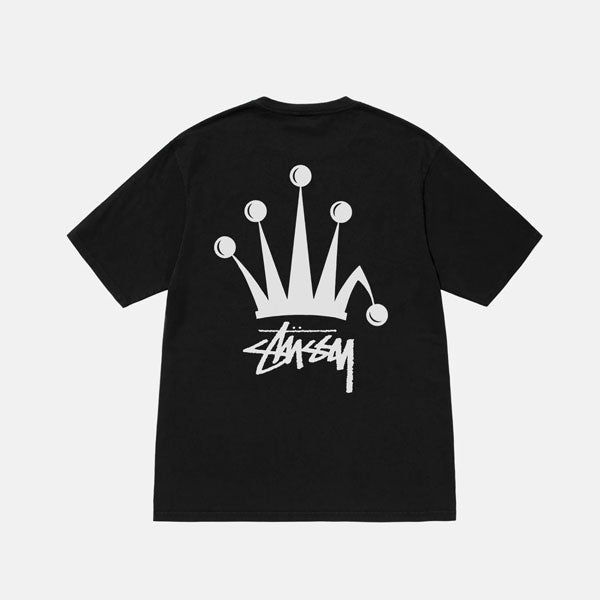 STUSSY 24SS REGAL CROWN TEE PIGMENT DYED 經典皇冠印花 短袖 短T