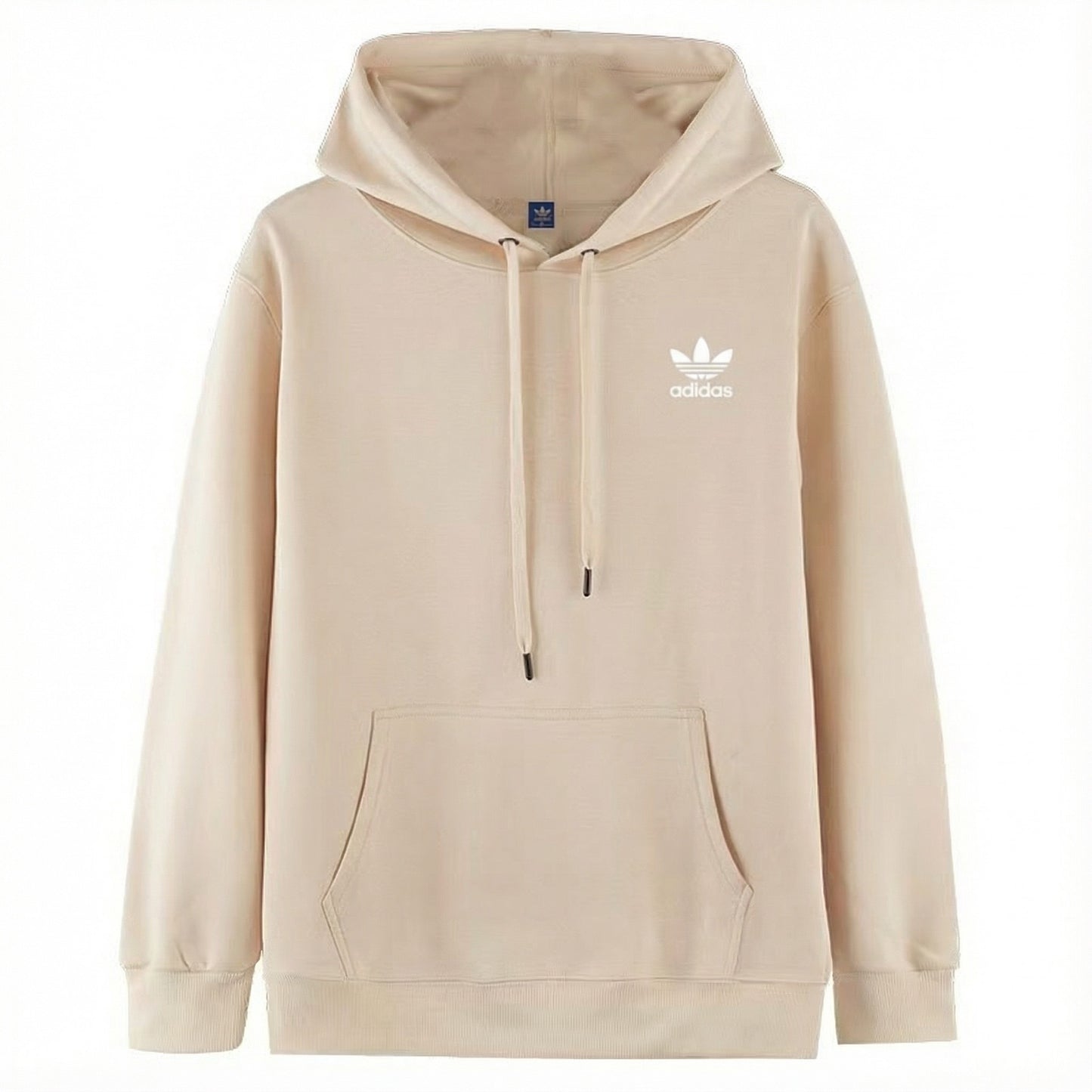 Adidas 三葉草 基本款 刺繡logo 長袖帽T