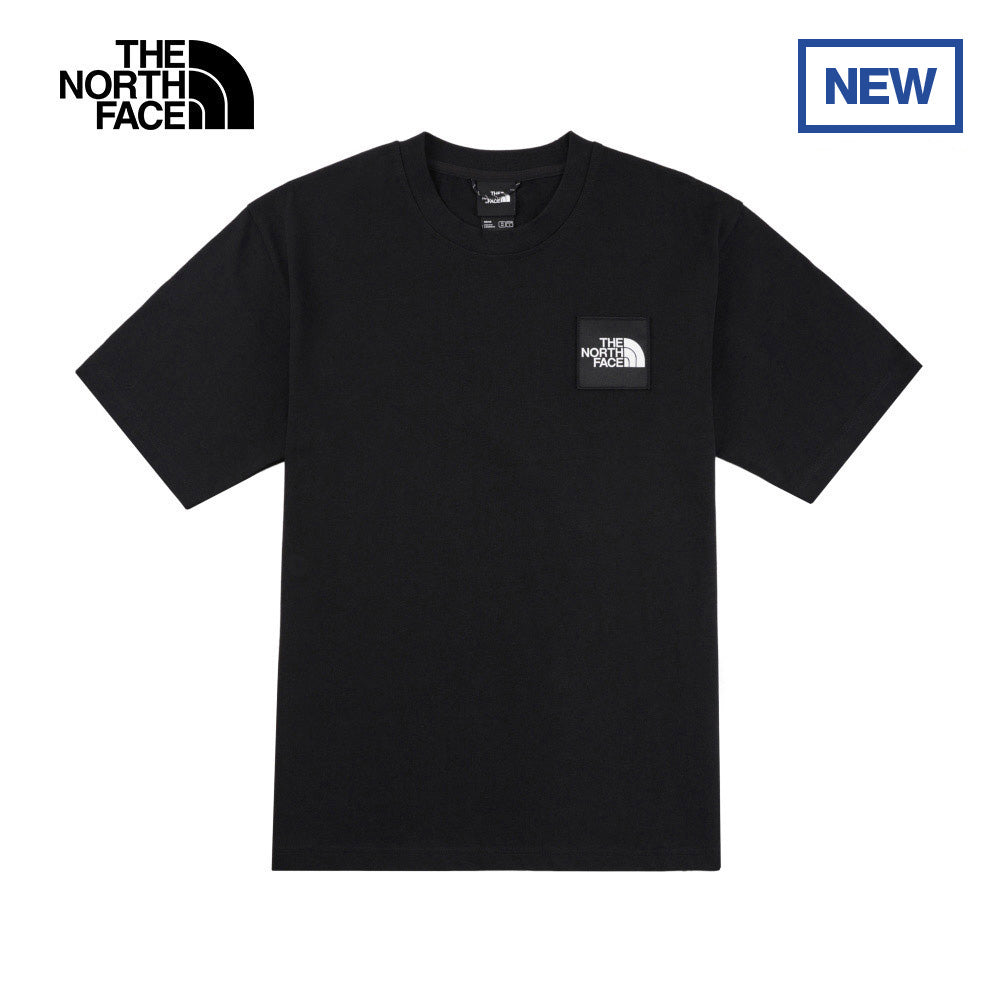 📣新品登場📣The North Face北面UE男款米色標籤品牌LOGO短袖T恤