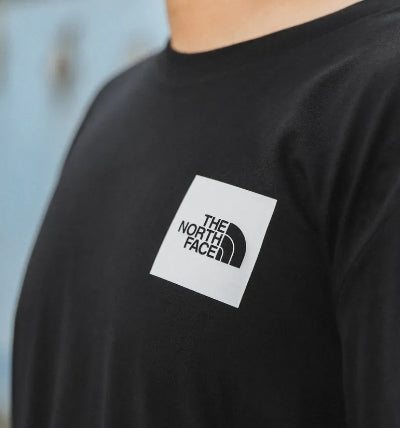 【NEW本周新品】【情侶推薦款❤️】The North Face北面男款黑色純棉浣熊地圖 印花 短T