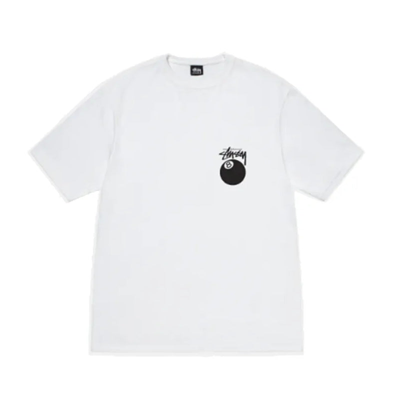 Stussy 8 Ball Tee 8號球 短T 白色