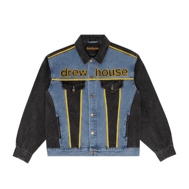 Drew House 超大吉祥物卡車司機夾克 復古色塊