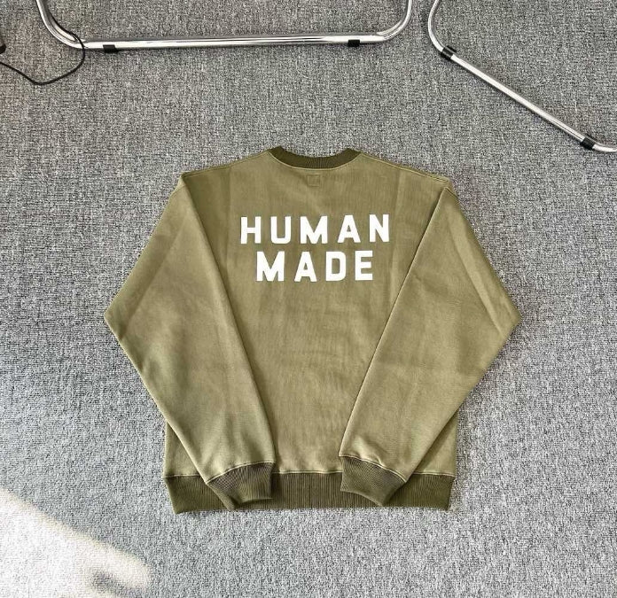 Human made口袋圓領衛衣