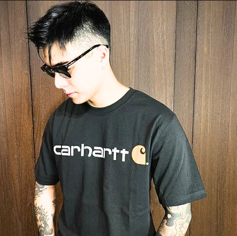 Carhartt WIP卡哈特 卡特軍事風經典款LOGO印花短袖tee