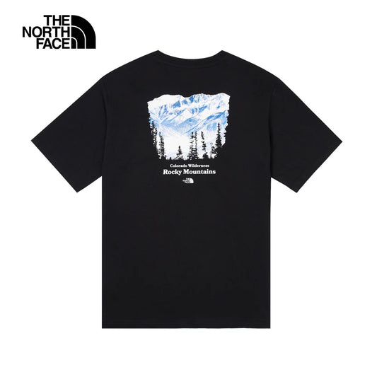 T️he North Face北臉男女款 雪山 短袖