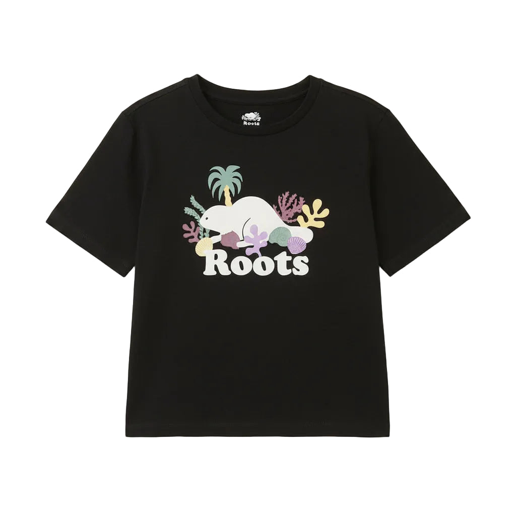 Roots 珊瑚貝殼海狸 男女款 短袖T恤
