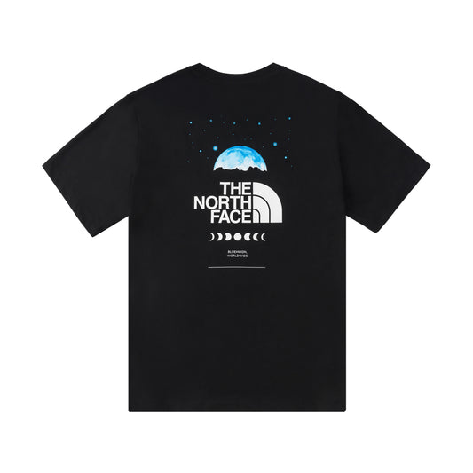 T️he North Face北臉男款黑色純棉舒適透氣短袖T恤
