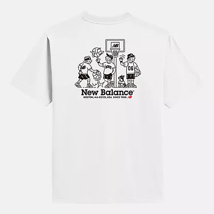 New Balance NB Boy系列 籃球隊 短袖T恤