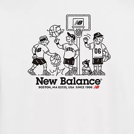 New Balance NB Boy系列 籃球隊 短袖T恤