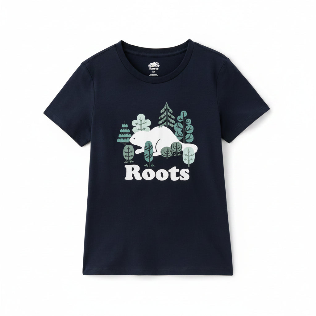 Roots 短葉松海狸 男女款 短袖T恤