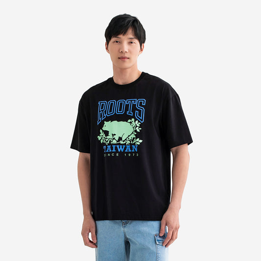 Roots男裝-TAIWAN DAY ANIMAL 短袖上衣
