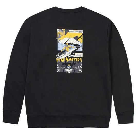 T️he North Face 北臉 男女款 大尺寸印花長袖大學T