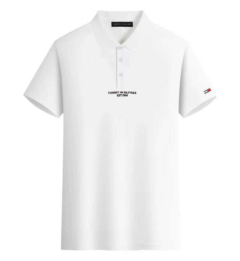 TOMMY 中間刺繡 短袖 Polo衫
