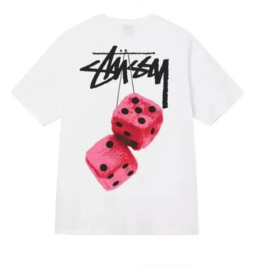 STUSSY 22SS 立體毛絨骰子 短T