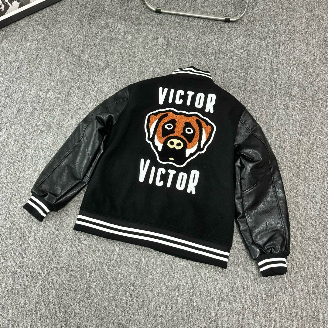 Victor victor worldwide 饒舌狗 VARSITY JACKET