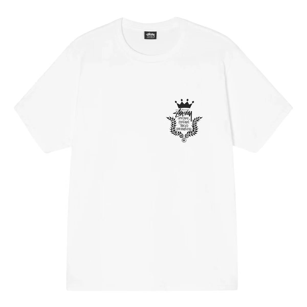 Stussy CROWN WREATH TEE 皇冠花圈 短袖 短T