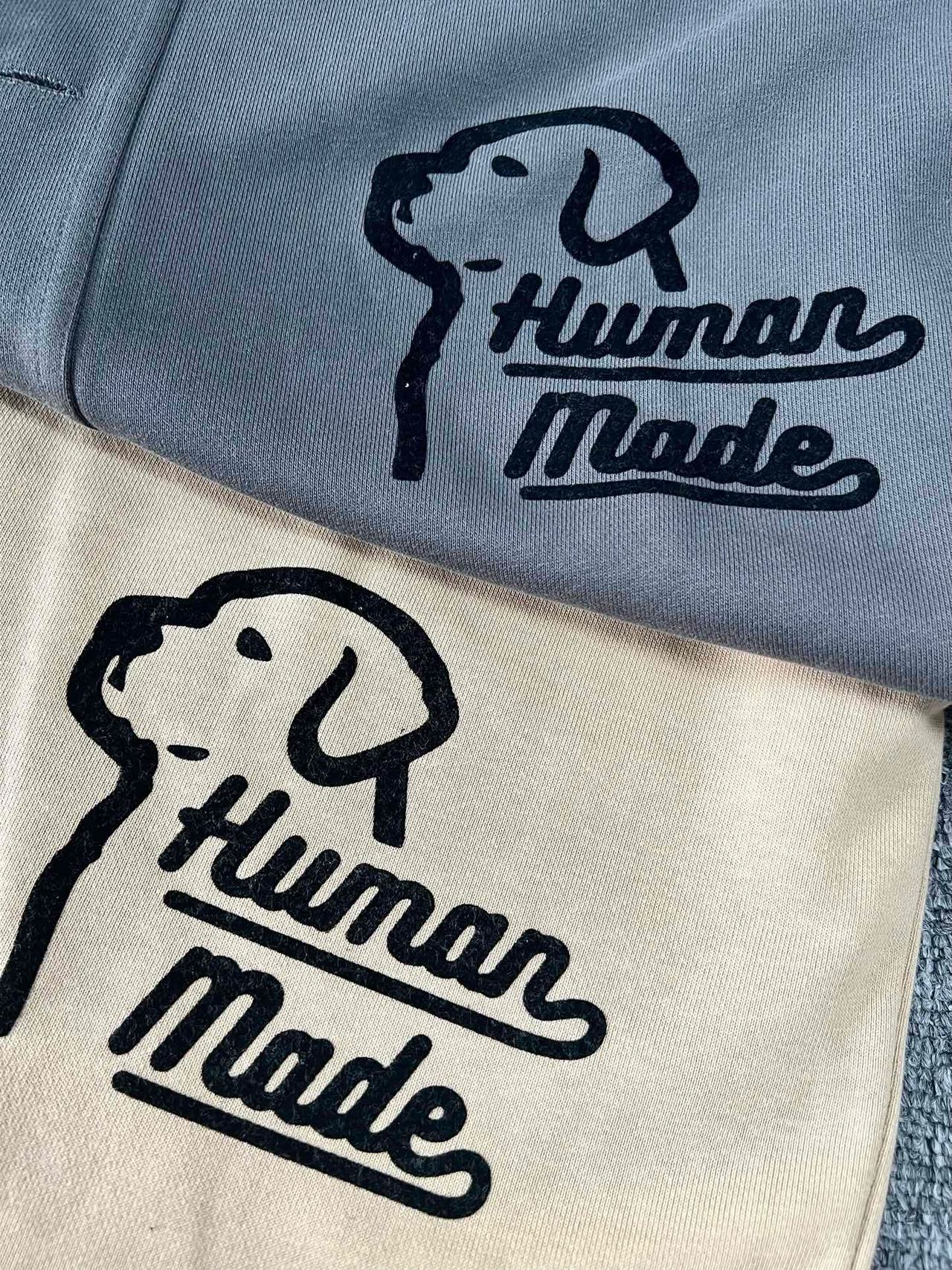 HUMAN MADE 小狗獵犬刺繡 休閒V領紐扣針織外套