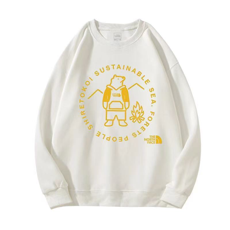 T️he North Face 北臉 男女款 印花長袖大學T 兩色