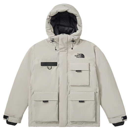 【預購5-7天發貨】THE NORTH FACE 工裝羽絨外套 灰色