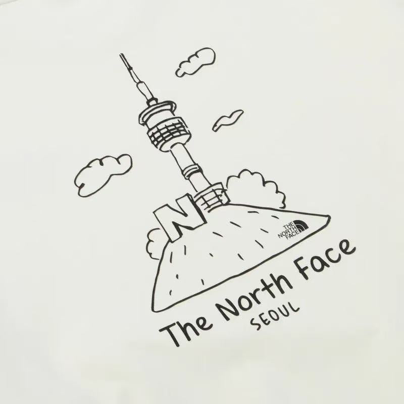 T️he North Face 北臉 男女款 首爾塔 大學T