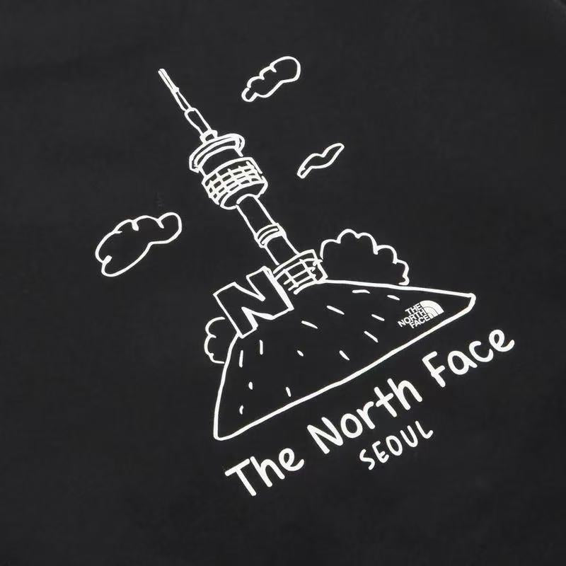 T️he North Face 北臉 男女款 首爾塔 大學T