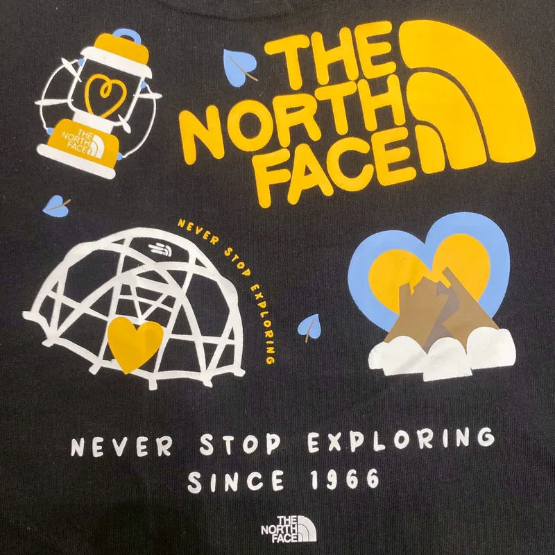 T️he North Face北臉男女款 露營印花 短袖