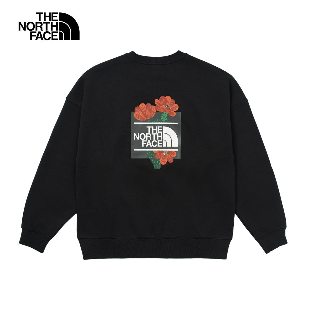 T️he North Face 北臉 男女款 大尺寸品牌印花長袖大學T