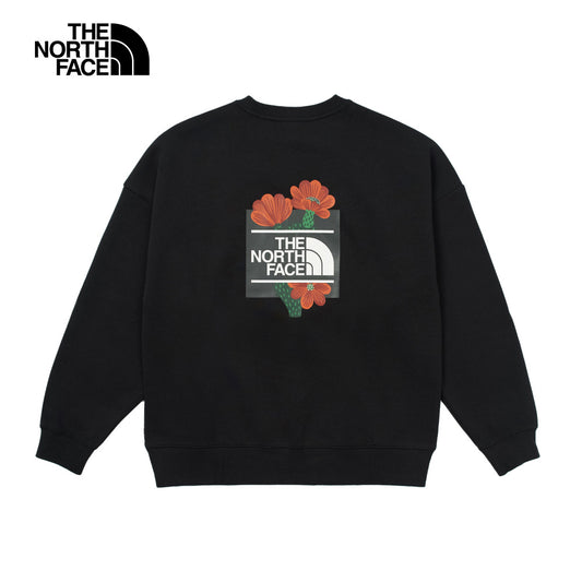 T️he North Face 北臉 男女款 大尺寸品牌印花長袖大學T