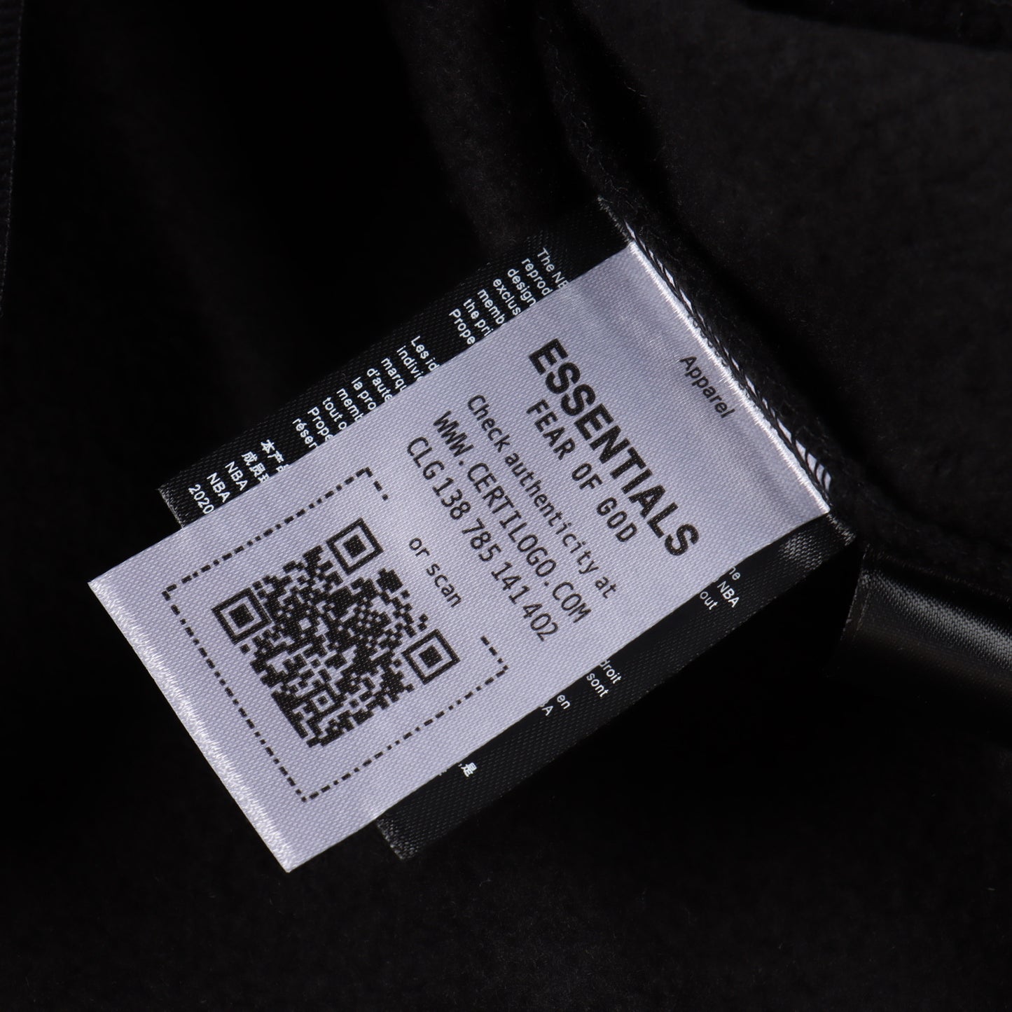 Fear of God x NBA 聯名帽T