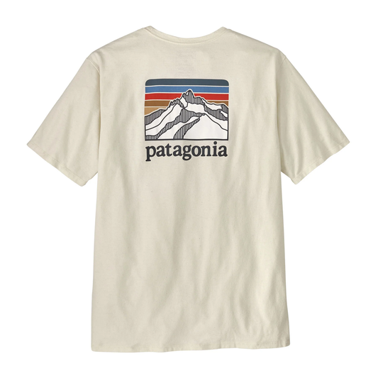 Patagonia 線條LOGO 口袋Tee