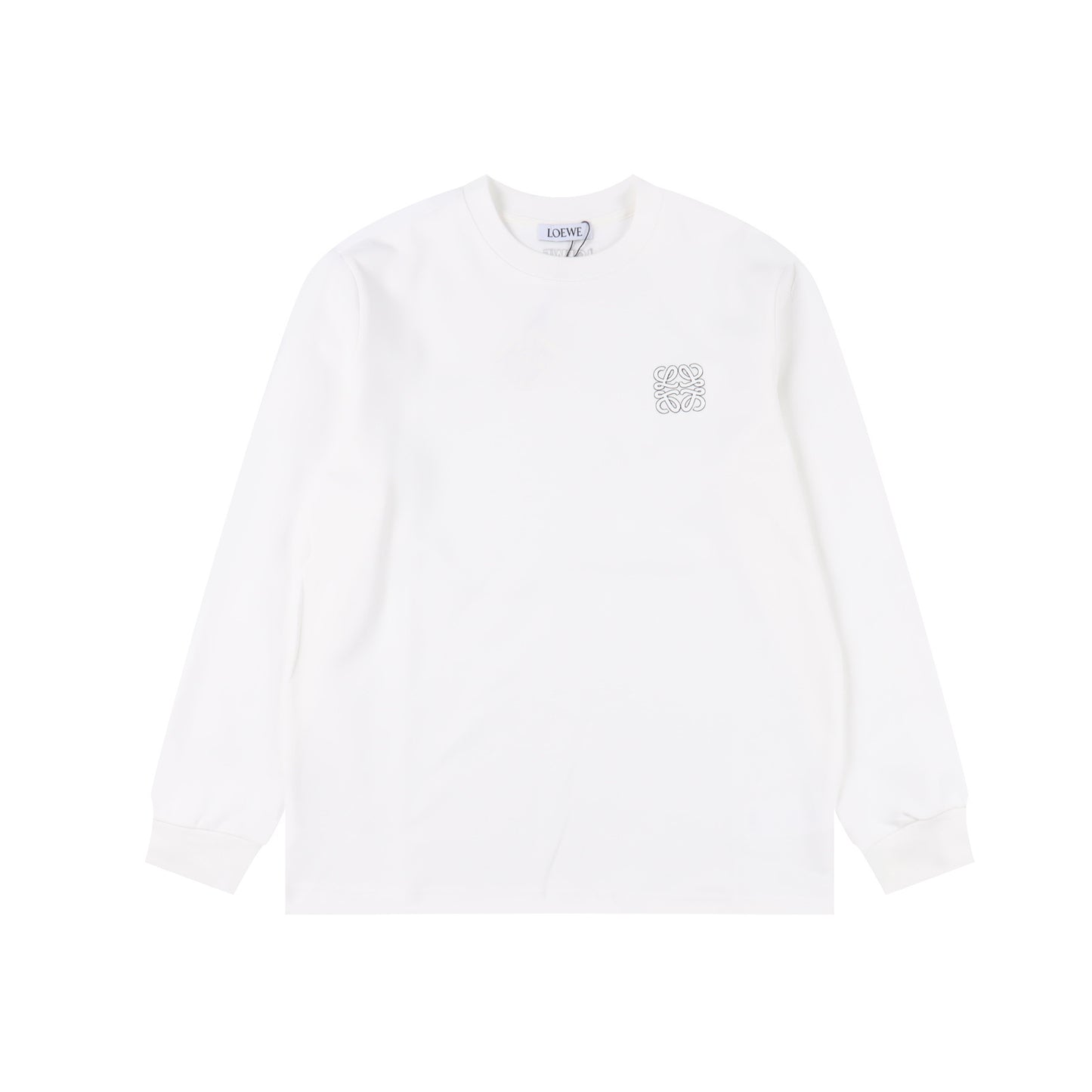 Loewe 胸口小LOGO 刺繡 長T